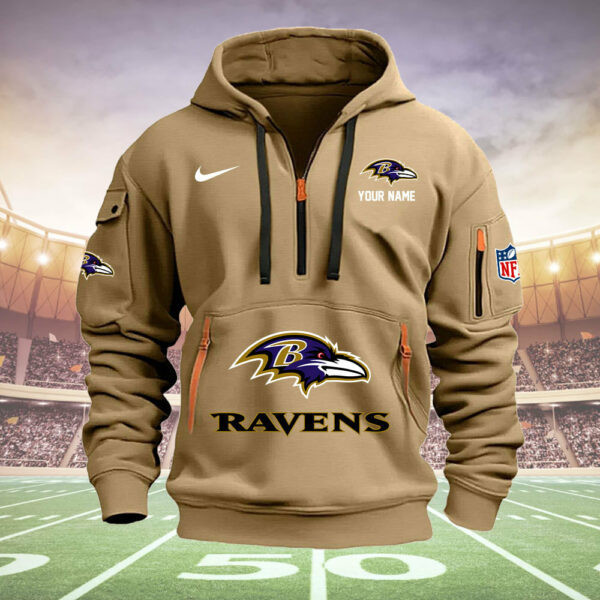 Baltimore Ravens Hoodie Close Up