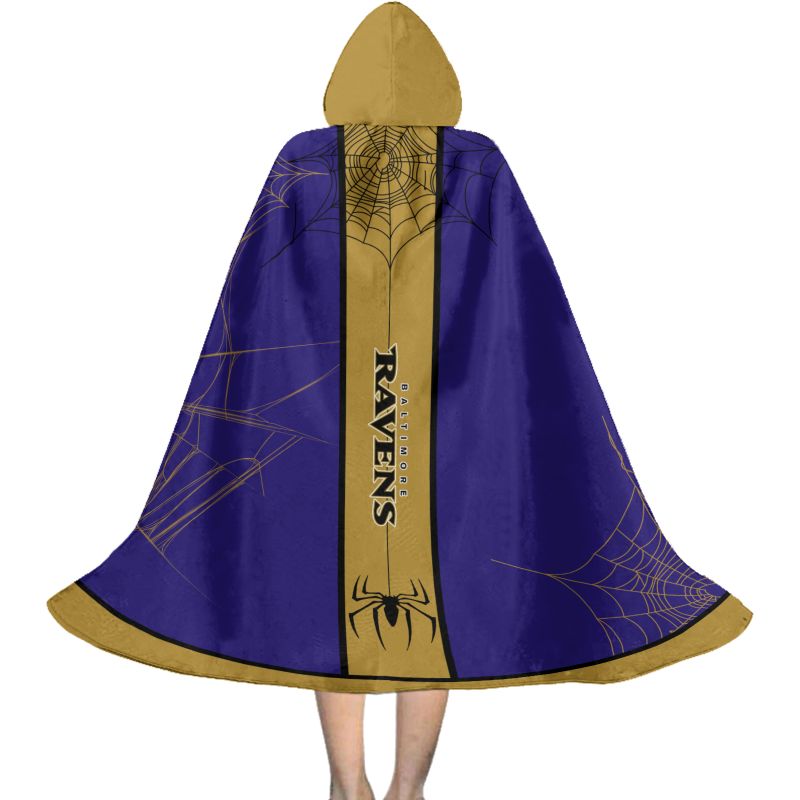 Baltimore Ravens Cloak Back View