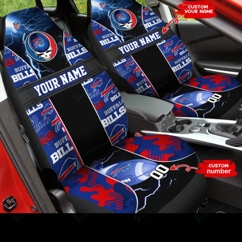 Buffalo Bills Personalized Car Seat Covers