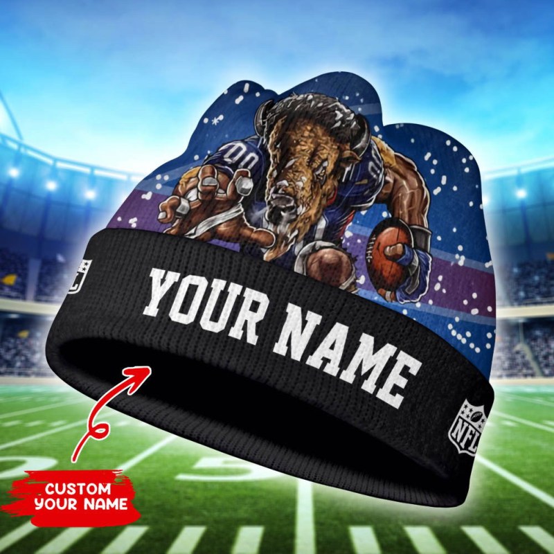 Buffalo Bills Personalized Wool Beanie