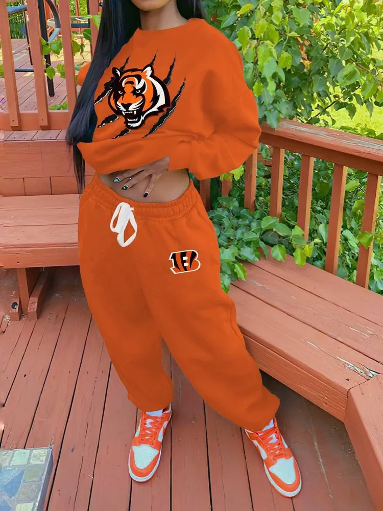 Cincinnati Bengals Drop Shoulder Sweatshirt and Sweatpants
