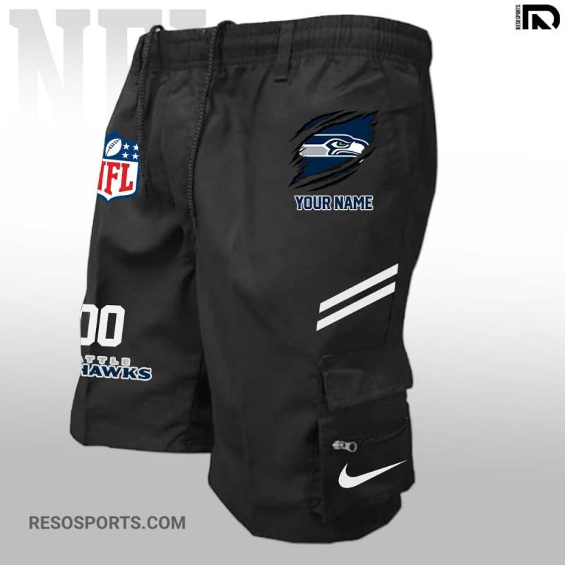 Seattle Seahawks Multi-Pockets Shorts