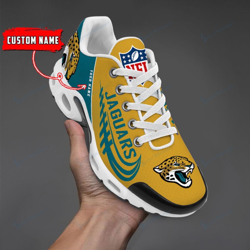 Jacksonville Jaguars Personalized Plus T-N Youth Sneakers