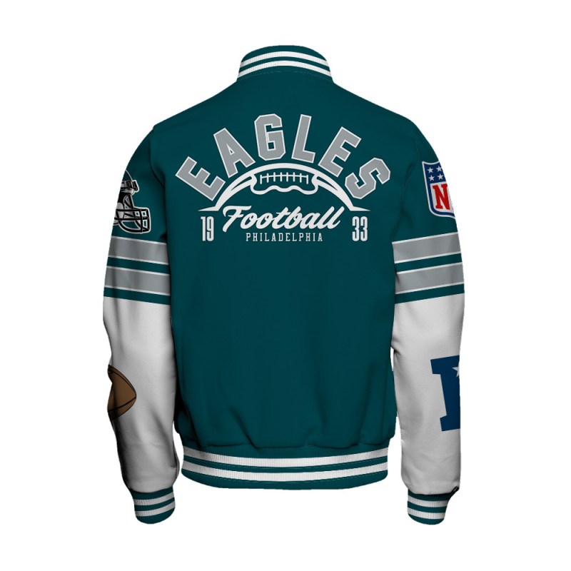 Philadelphia Eagles Varsity Jacket 3
