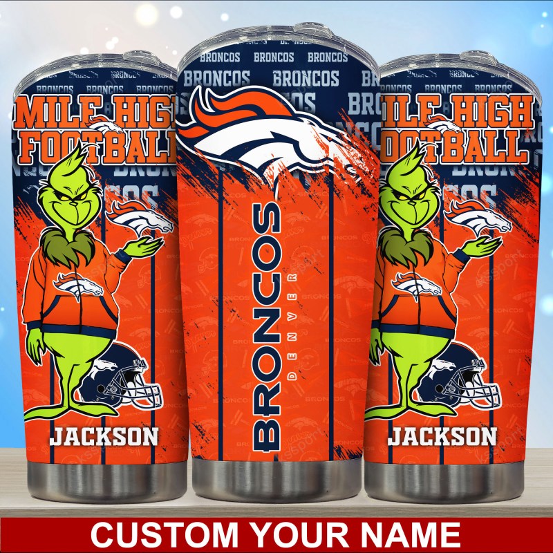 Denver Broncos Personalized Tumbler - Image 2