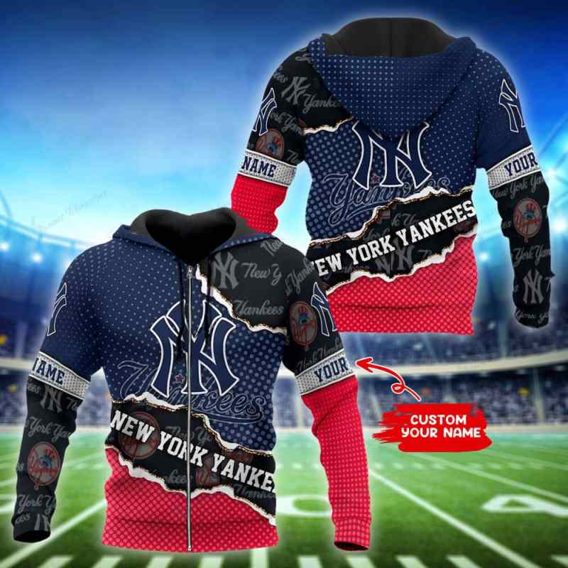 New York Yankees Hoodie Back View