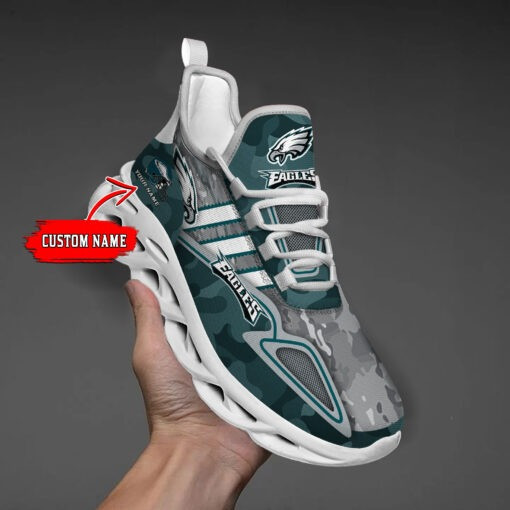 Philadelphia Eagles Personalized Yezy Running Sneakers