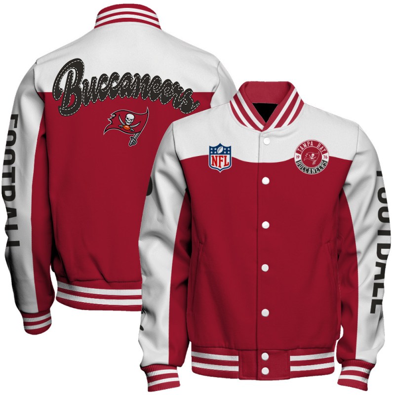 Tampa Bay Buccaneers Varsity Jacket Front