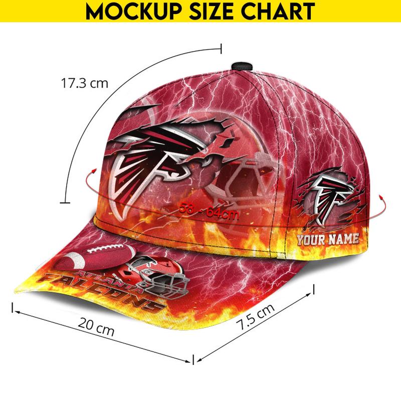 Atlanta Falcons Custom Cap Display