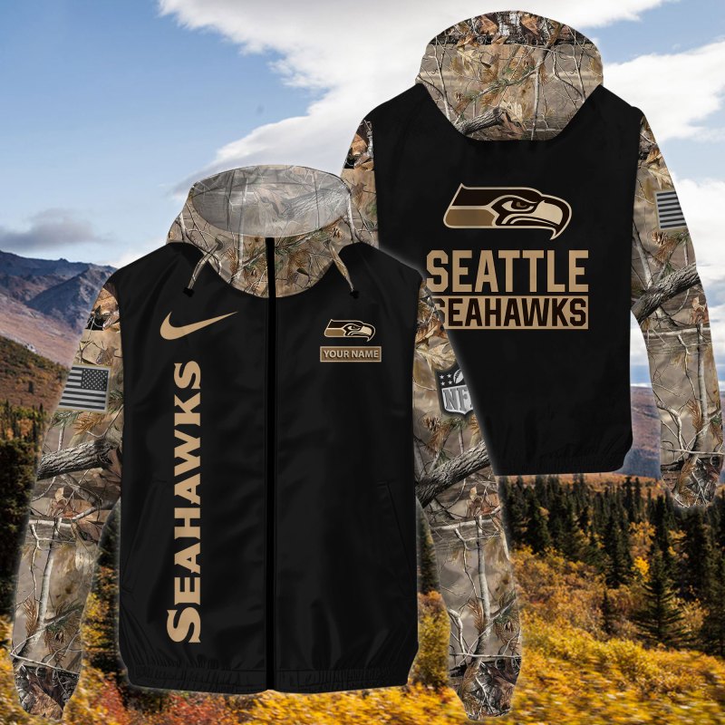 Seattle Seahawks Hunting Jacket Image 3