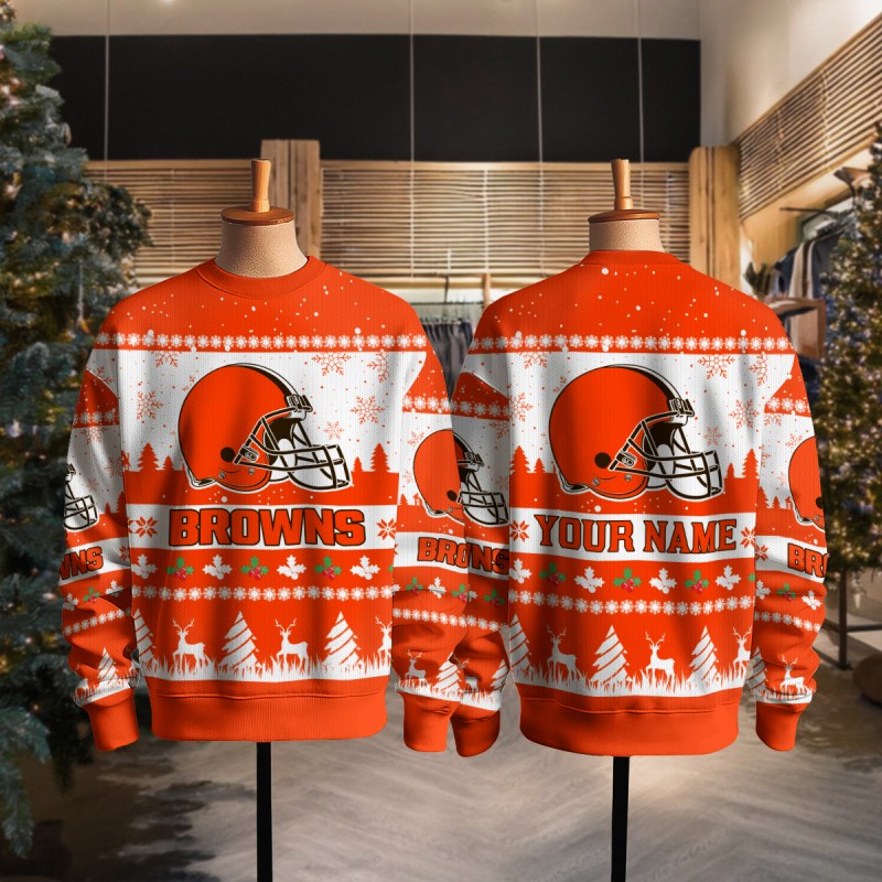 Cleveland Browns Ugly Christmas Sweater - Image 6