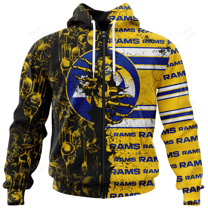 Los Angeles Rams All Over Printed Sweater Detail