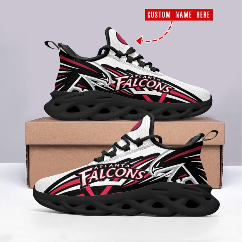 Atlanta Falcons Personalized Yezy Running Sneakers