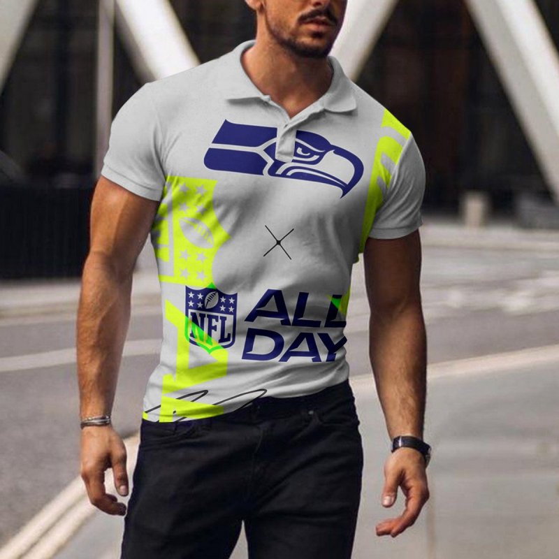 Seattle Seahawks Polo T-shirt