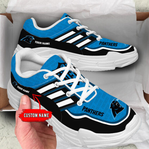 Carolina Panthers Personalized Chunky Sneakers 1