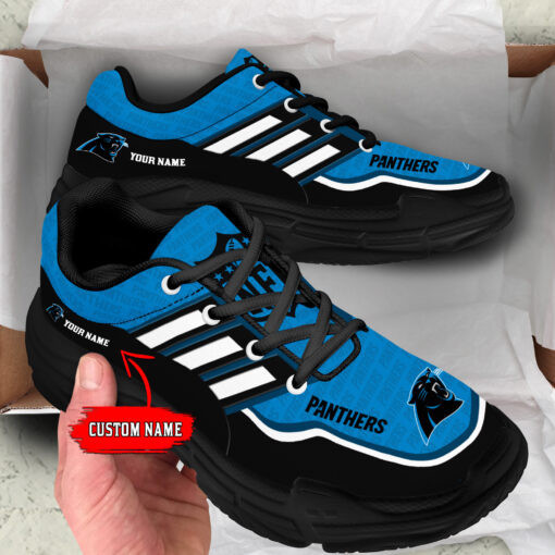 Carolina Panthers Personalized Chunky Sneakers 4