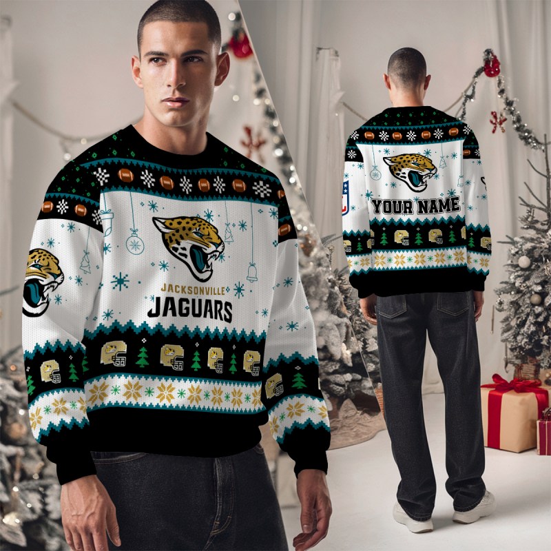 Jacksonville Jaguars Premium Ugly Christmas Sweater - Studio