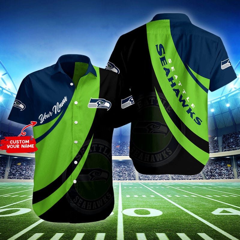 Sizing Chart for Seattle Seahawks Personalized Button Shirt BB468