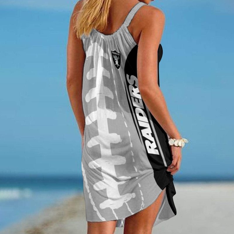 Las Vegas Raiders Beach Dress Image 2