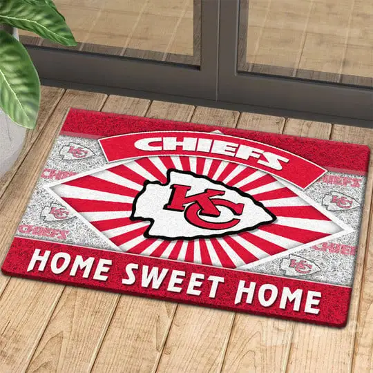 Kansas City Chiefs Doormat Front View