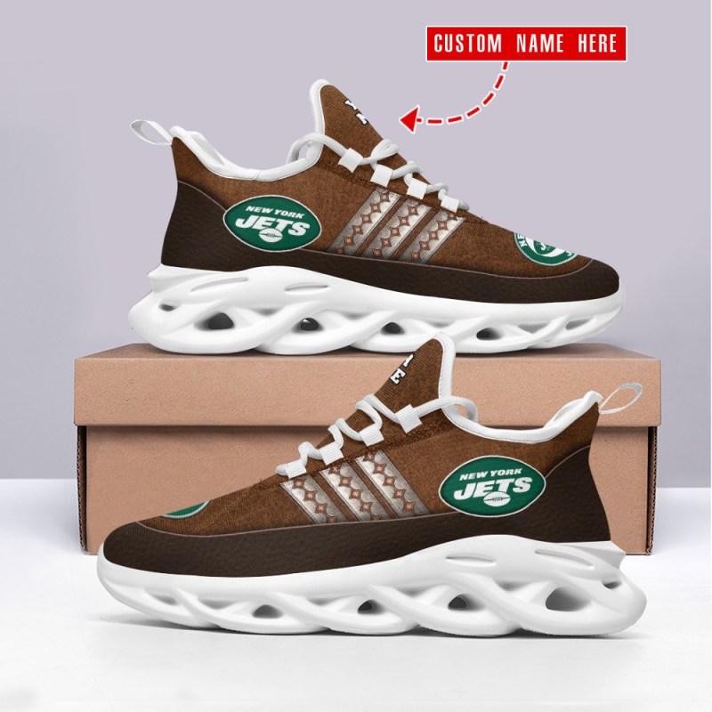 New York Jets Personalized Yezy Running Sneakers