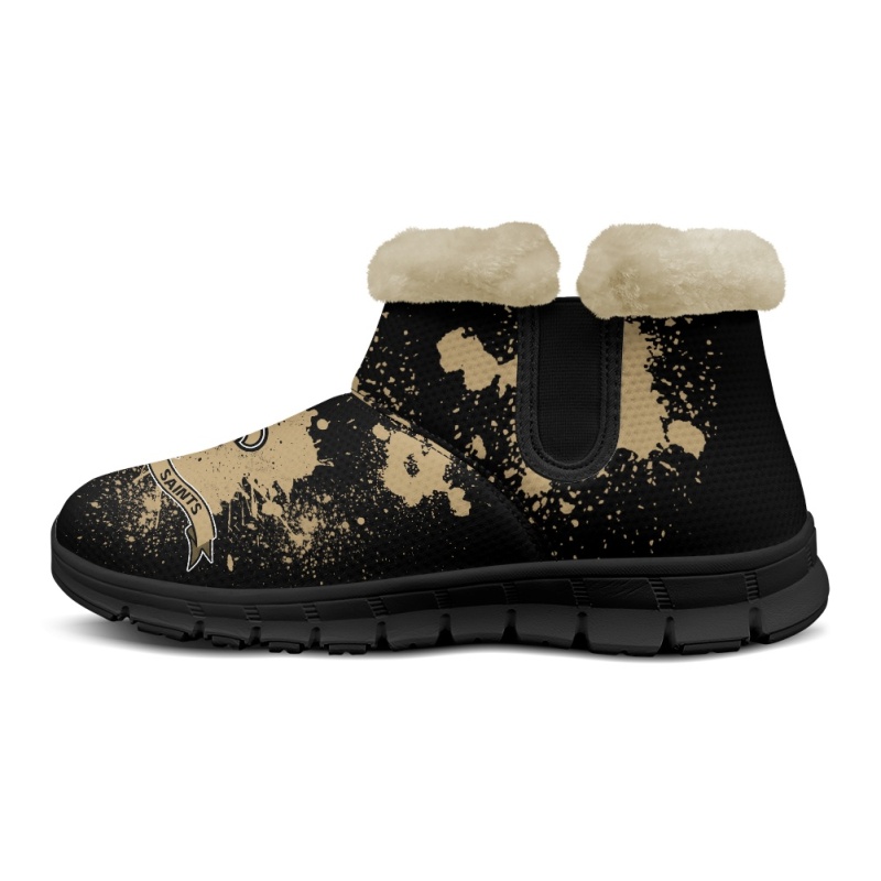 New Orleans Saints Comfy Winter Snow Boots 4