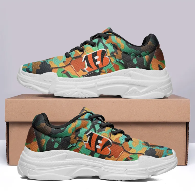 Cincinnati Bengals Chunky Sneakers Side View