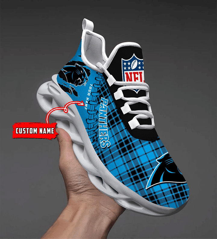 Carolina Panthers Yezy Sneakers Design