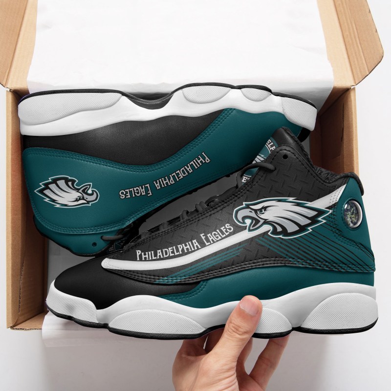 Philadelphia Eagles Air JD13 Sneakers