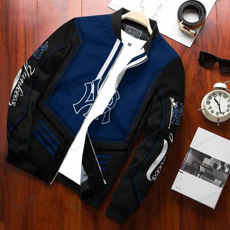 New York Yankees Bomber Jacket Back View