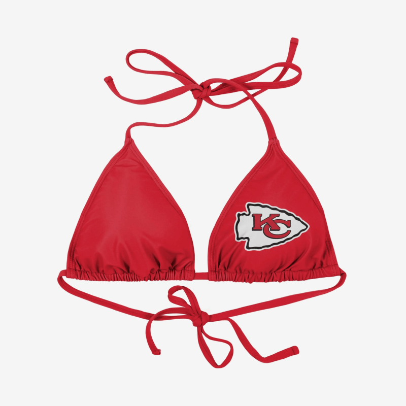Kansas City Chiefs Women's Solid Logo Bikini