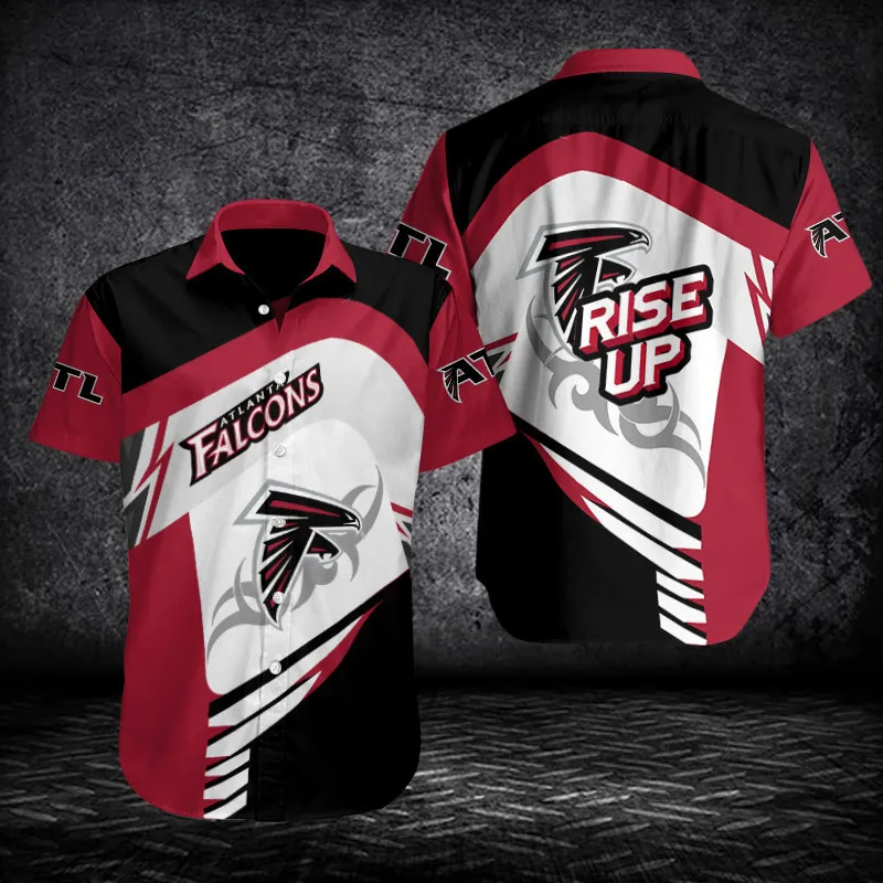 Sizing Chart for Atlanta Falcons Button Shirt BG694