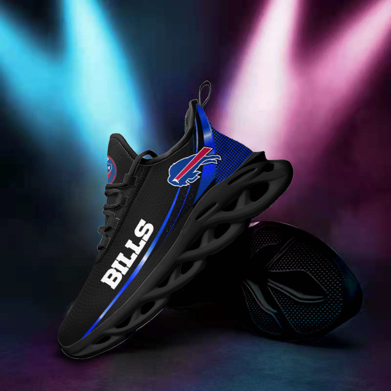 Buffalo Bills Yezy Running Sneakers Side View