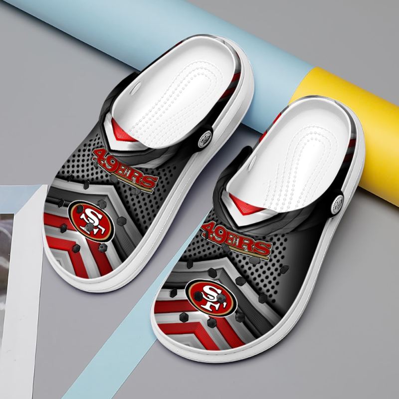 San Francisco 49ers Clog Top View