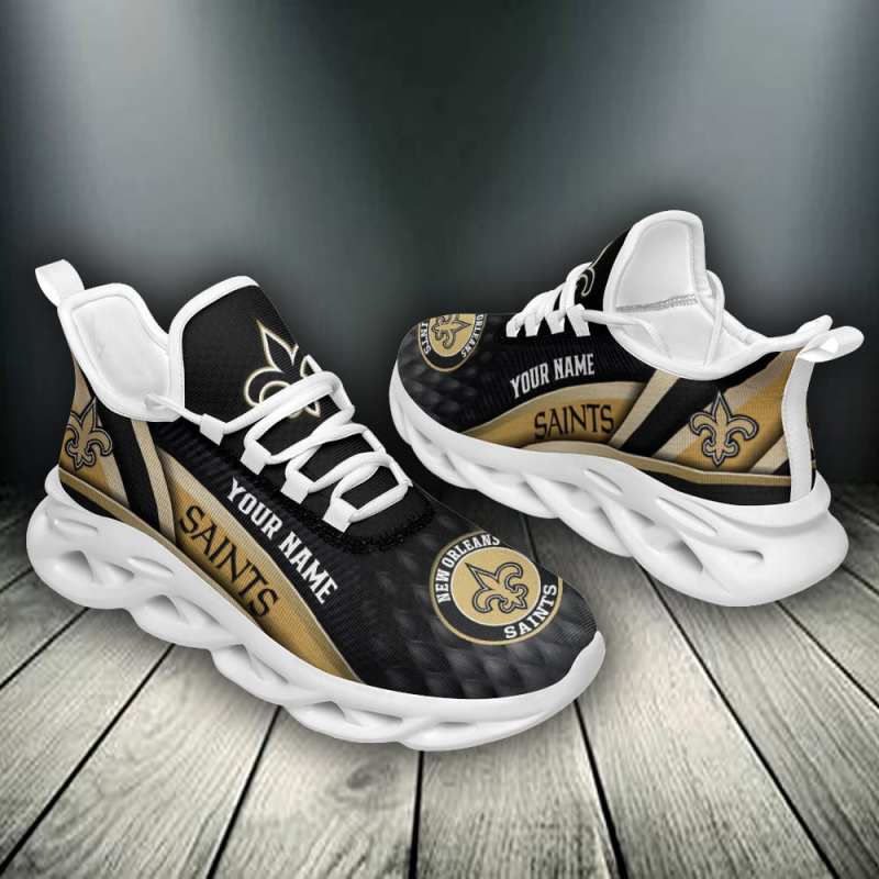 Comfortable New Orleans Saints Running Sneakers