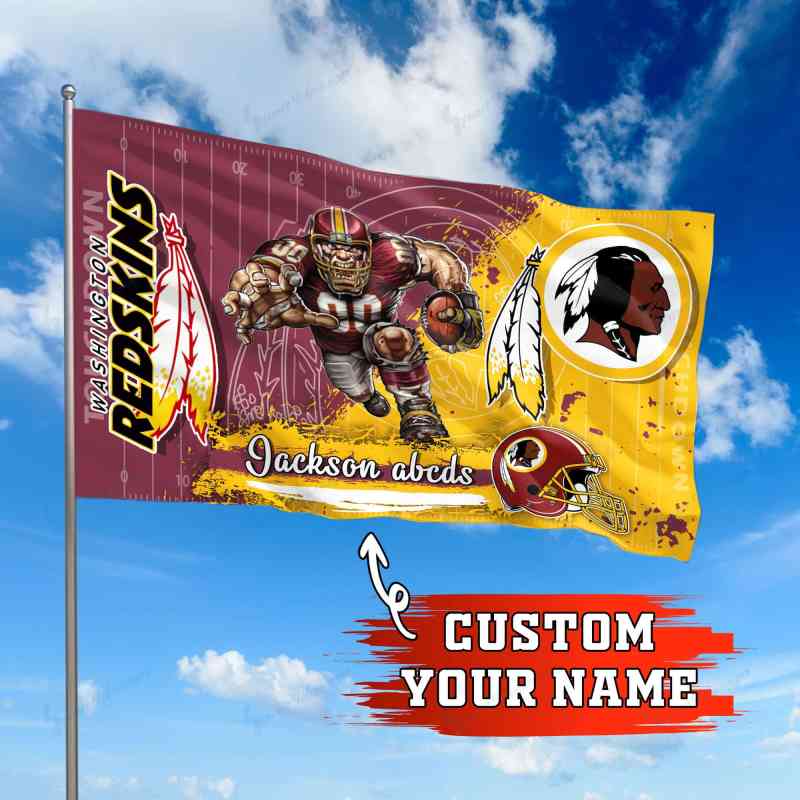 Washington Redskins Personalized Flag