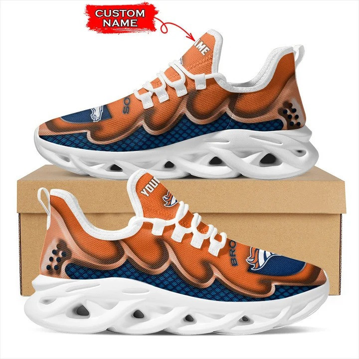 Denver Broncos Personalized Yezy Running Sneakers