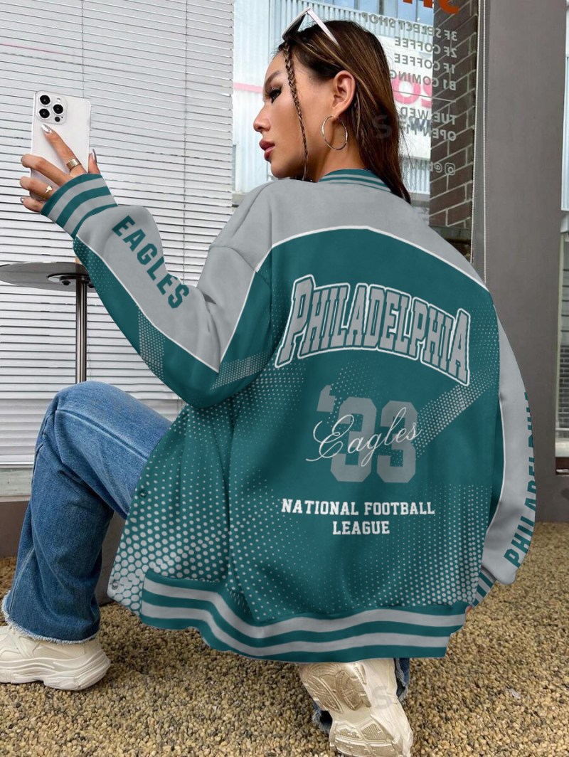 Philadelphia Eagles Varsity Jacket Back