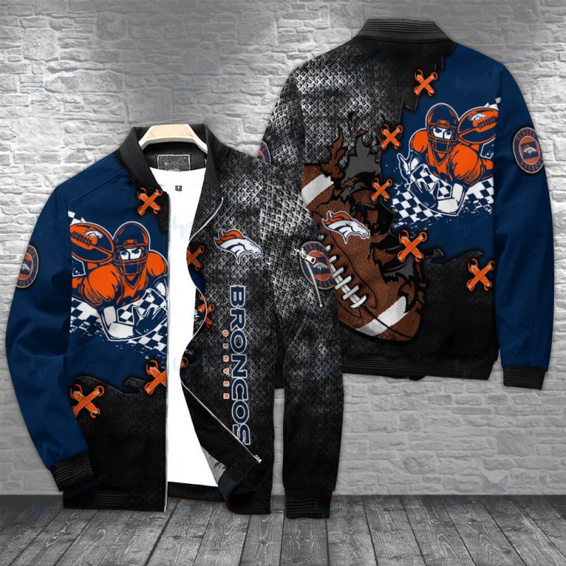 Denver Broncos Bomber Jacket Size Chart