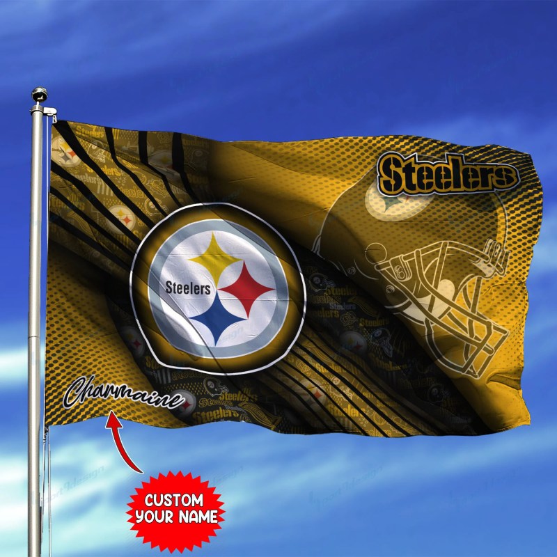 Pittsburgh Steelers Personalized Flag