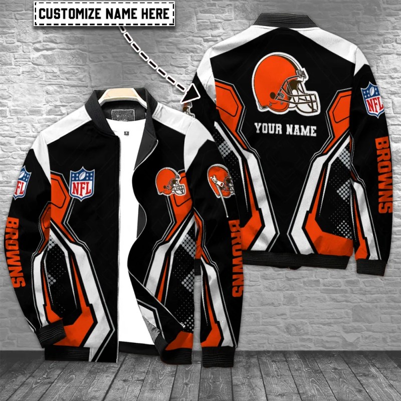 Cleveland Browns Bomber Jacket Image 1