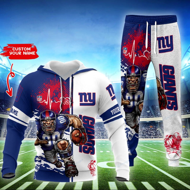 New York Giants Personalized Hoodie