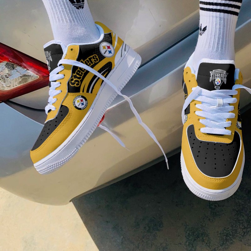 Pittsburgh Steelers AF1 Shoes Top View