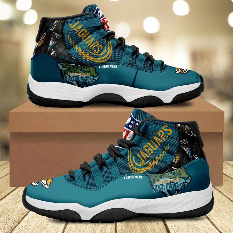 Jacksonville Jaguars Personalized AJD11 Sneakers