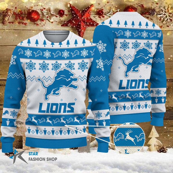 Detroit Lions Woolen Sweater