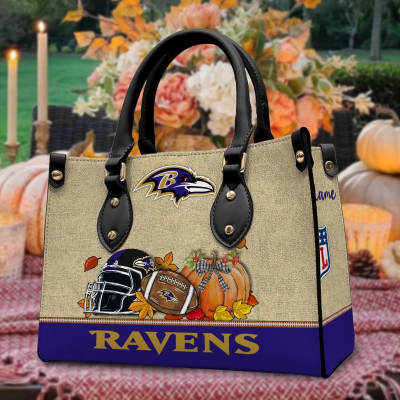 Baltimore Ravens Leather Handbag
