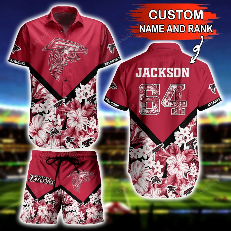 Atlanta Falcons Personalized Shirt and Shorts