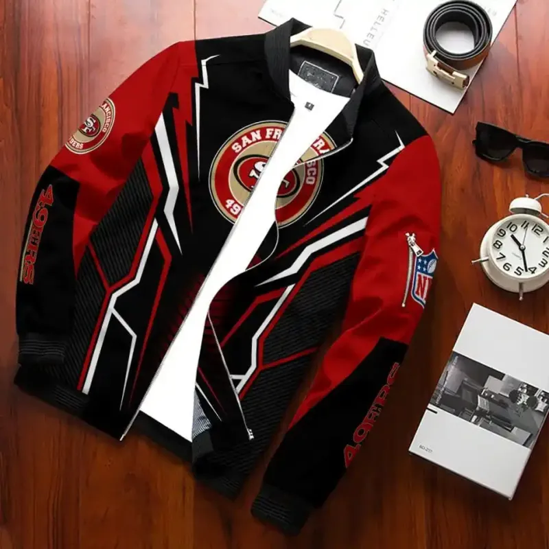 San Francisco 49ers Bomber Jacket Front