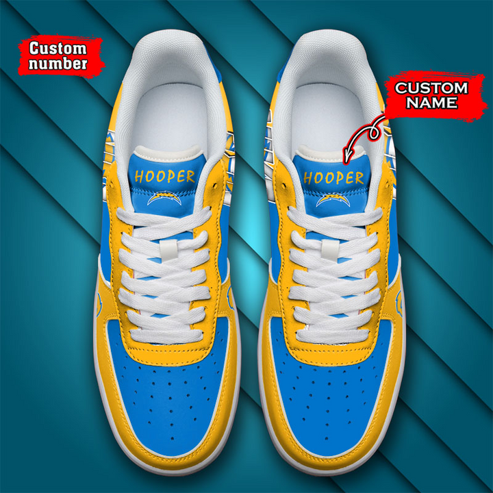 Los Angeles Chargers Air Force 1 Sneaker