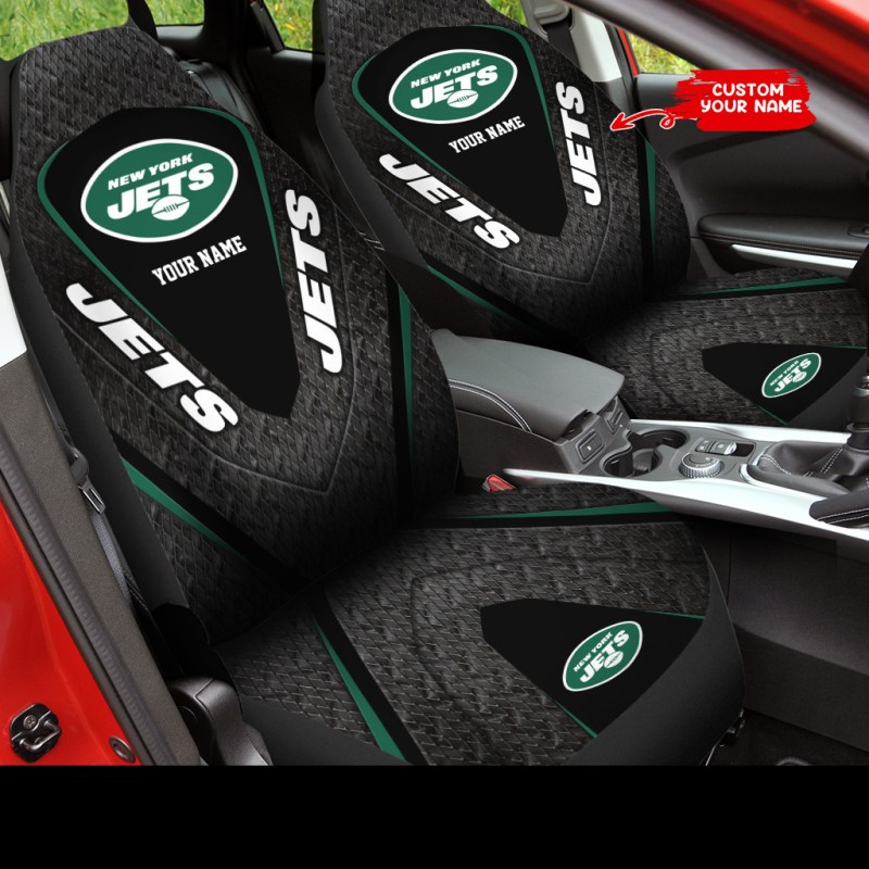 New York Jets Personalized Car Seat Covers